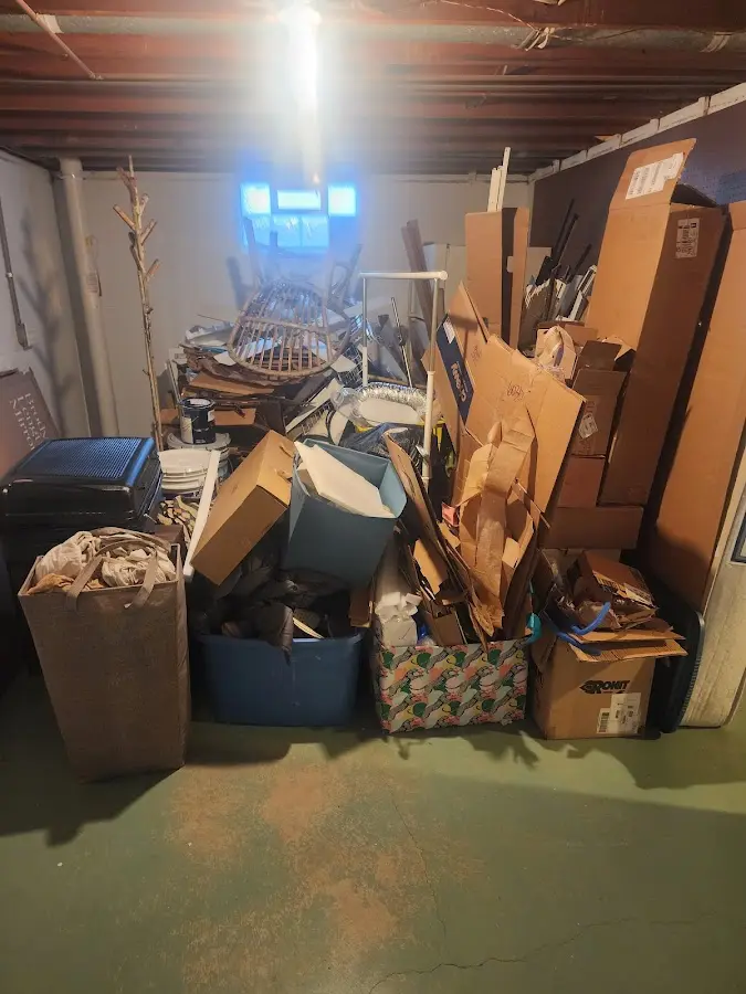 Roll-off dumpster container at job site for Yard Waste Dumpster Rental in Cherry Hills Village